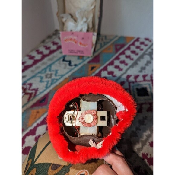 Musical Teddy Bear Santa‎ vintage toy in box - Picture 3 of 6